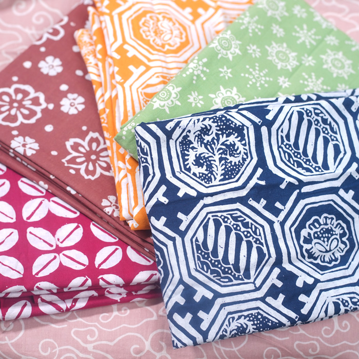 Kain Batik Cap Swarna Bahan Katun