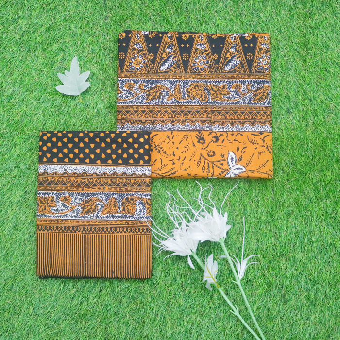 Set Kain Batik Cap Sarung Selendang Jupri