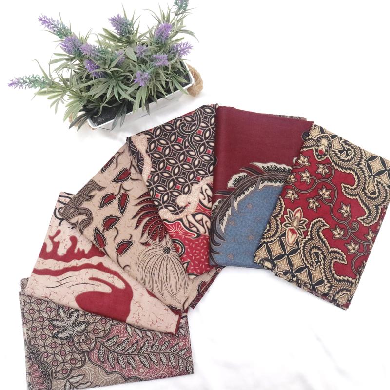 Kain Printing Motif Batik Bahan Katun