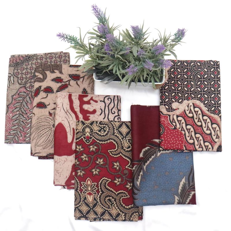 Kain Printing Motif Batik Bahan Katun