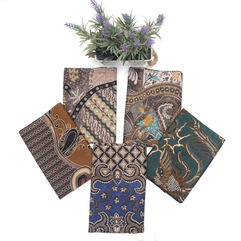 Kain Printing Motif Batik Bahan Katun