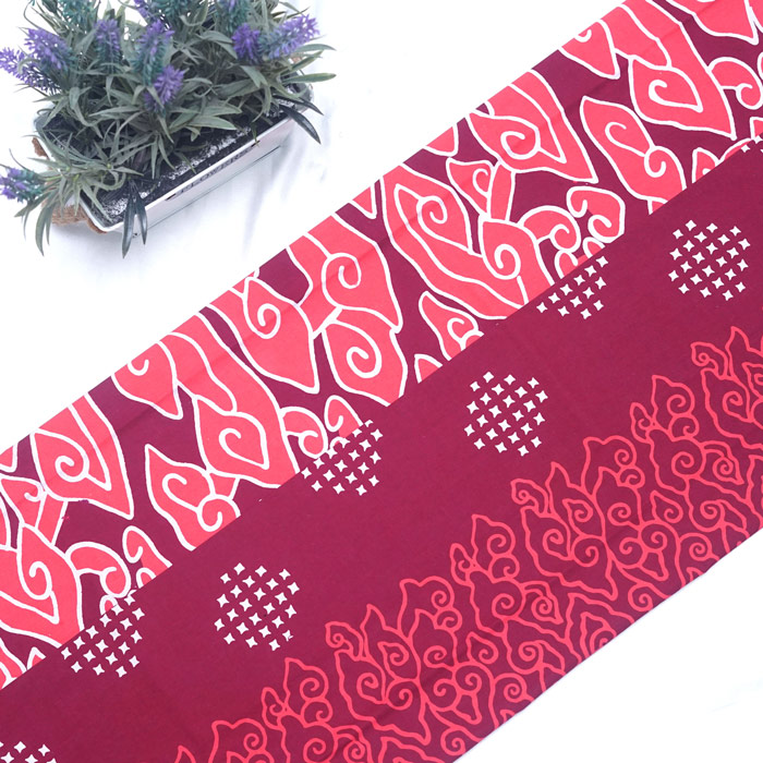 Kain Batik Tulis Motif Megamendung 3 Dimensi
