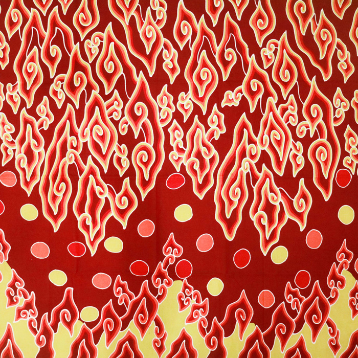 Kain Batik Tulis Mega Mendung Polkadot