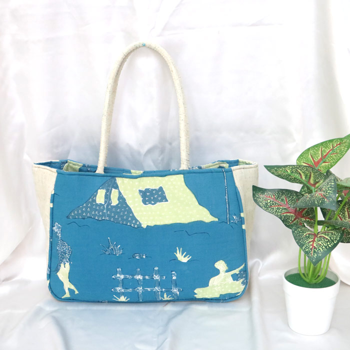 Tas Batik Wanita Kancing dan Resleting
