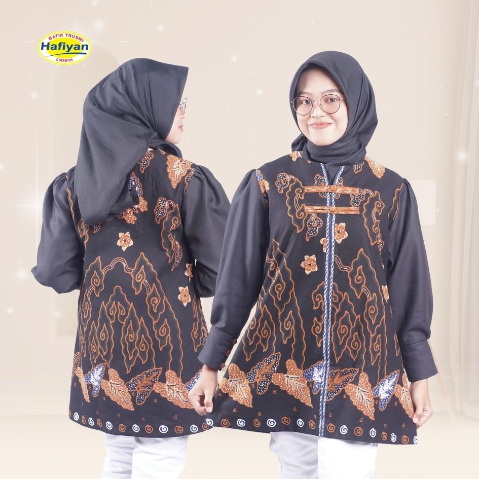 Blouse Batik Megamendung Irengan