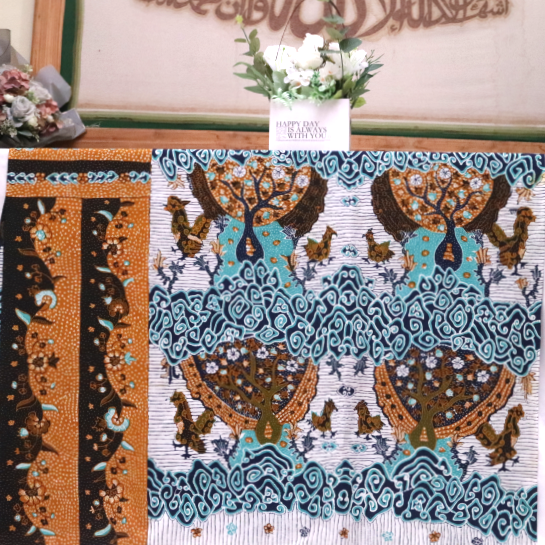 Kain Batik Tulis Premium Bahan Katun Pola Motif Ayam Kate Cirebonan