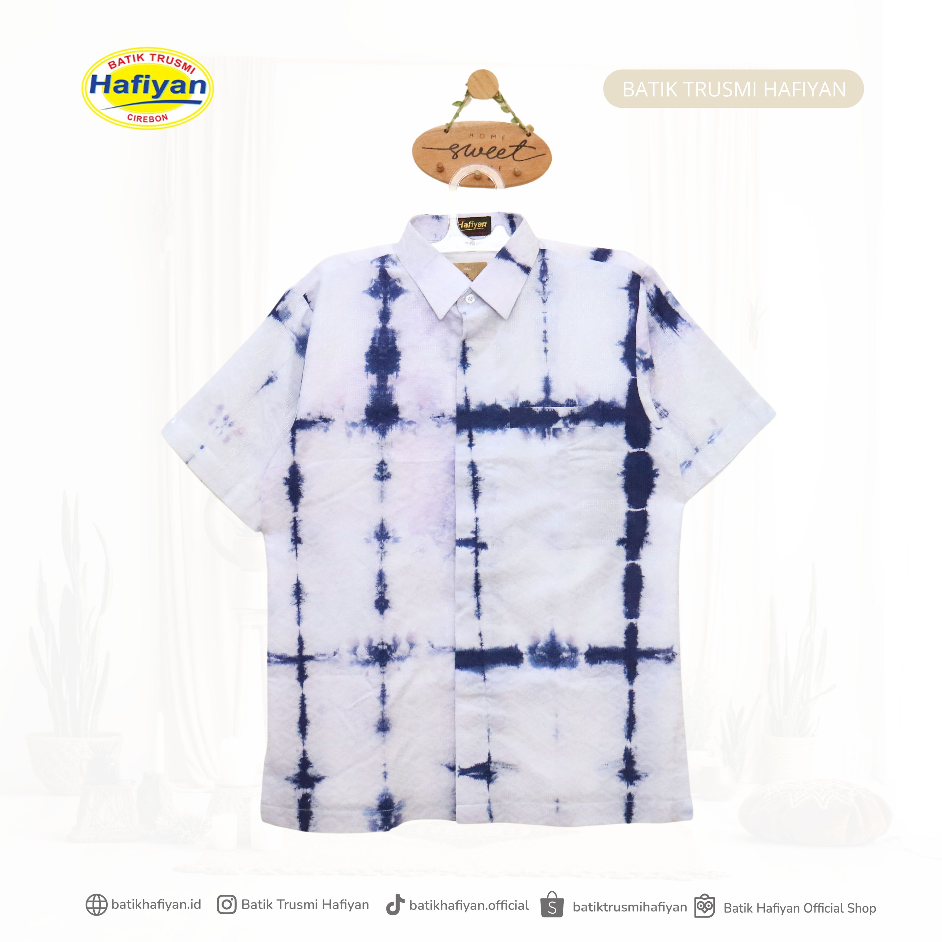 Hem Pria Bahan Doby Motif Jumputan