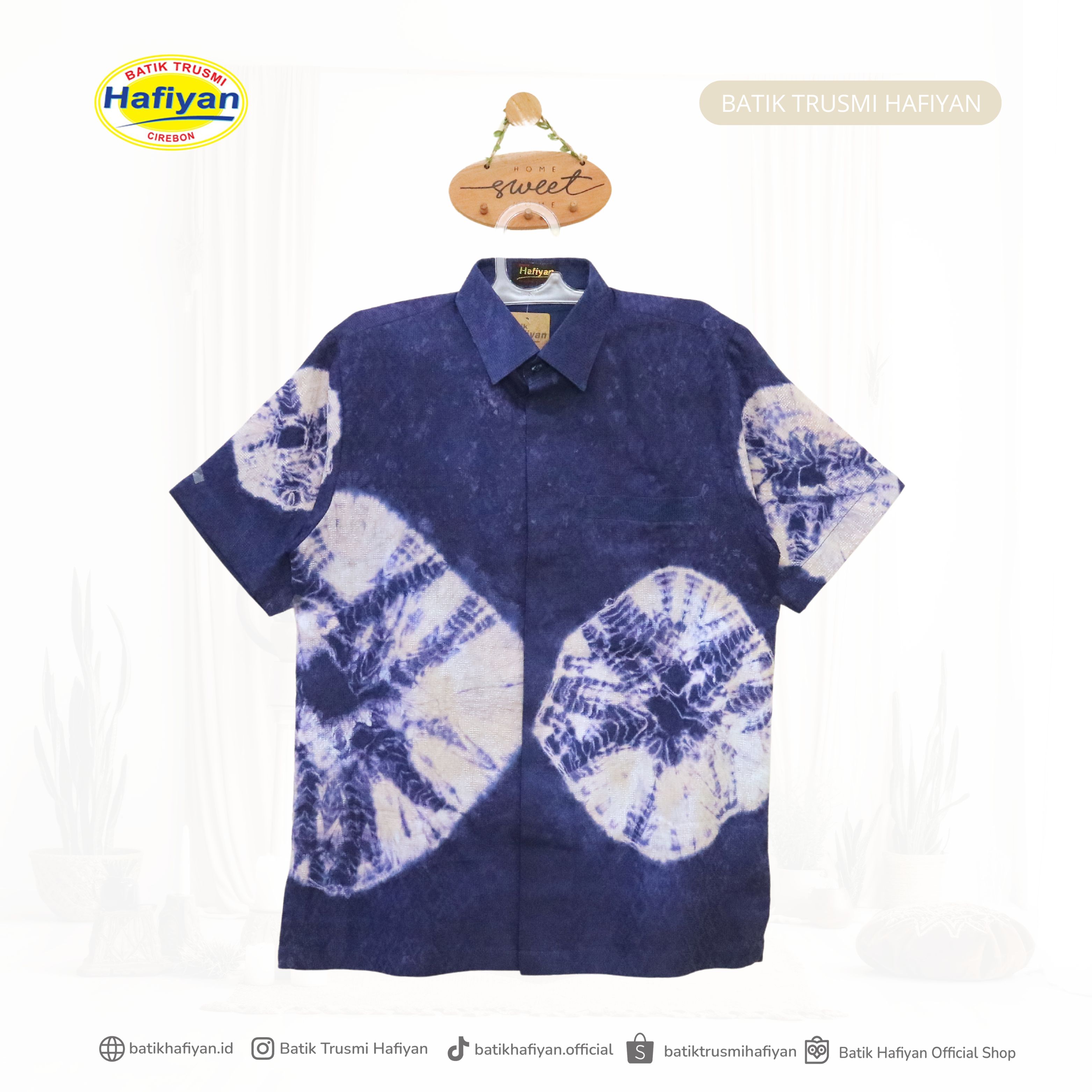 Hem Pria Bahan Doby Motif Jumputan