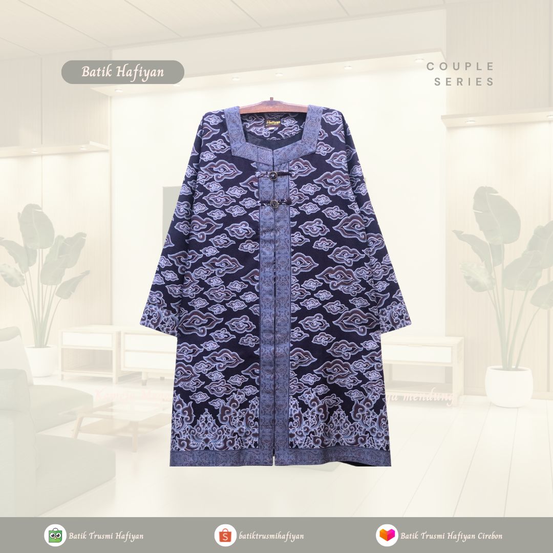 Tunik Printing Motif Batik Mega Mendung