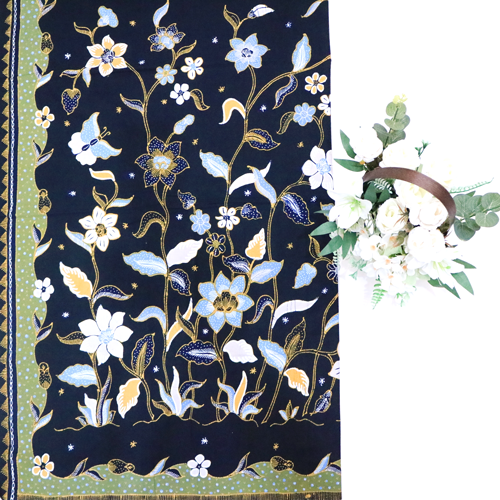 Kain Batik Tulis Irengan Kembang