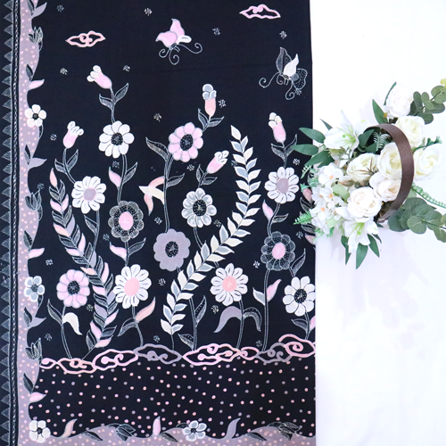 Kain Batik Tulis Irengan Kembang