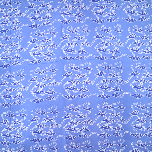 Kain Batik Cap Motif Megamendung Cilik Bahan Paris