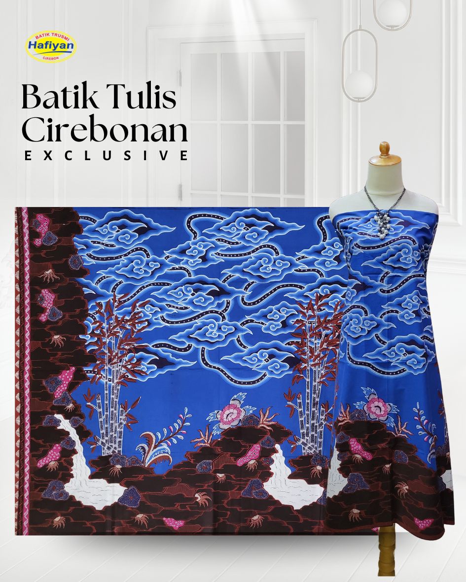Kain Batik Tulis Megamendung Kombinasi Barong Bali