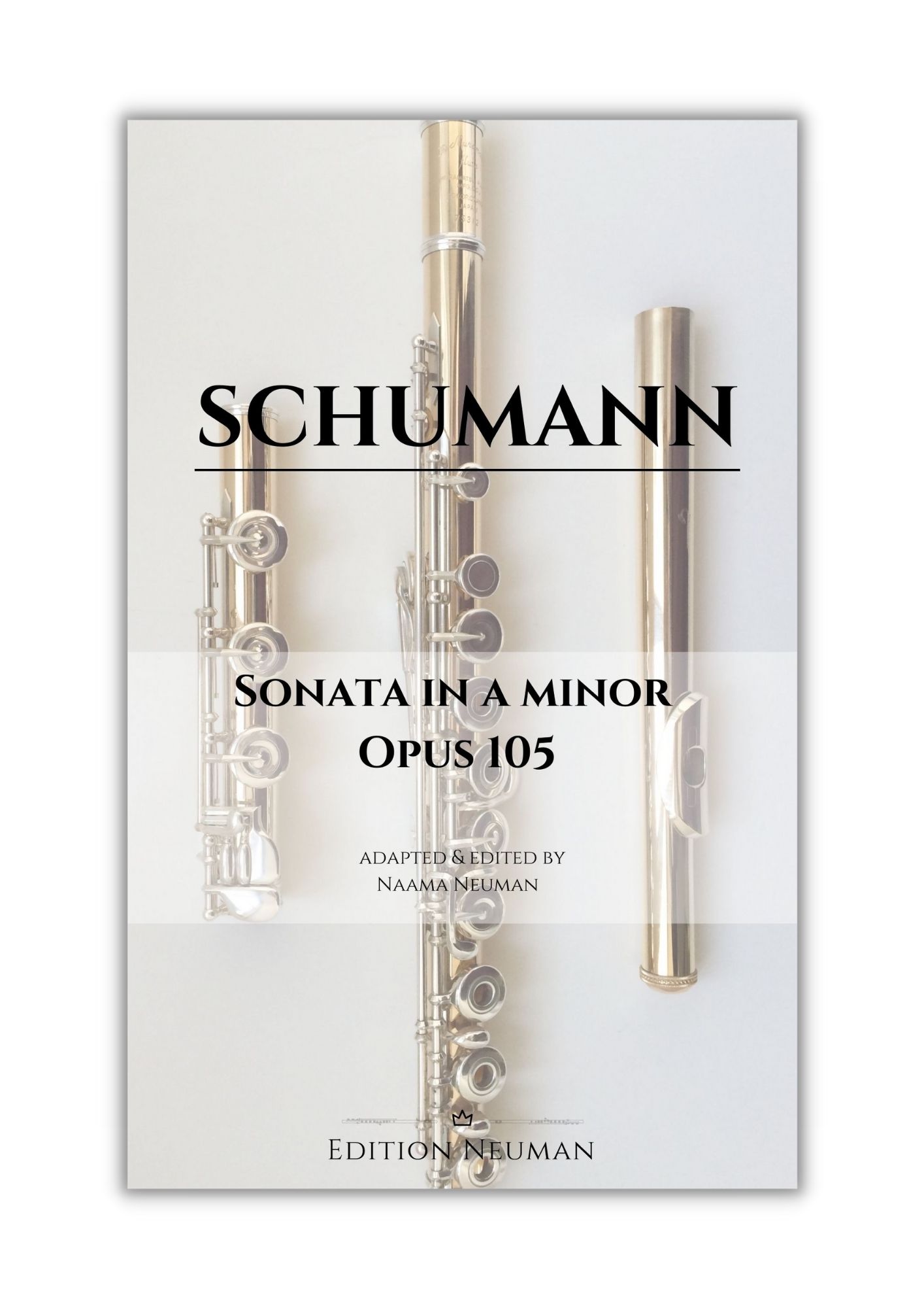Robert Schumann Sonata Op.105 Flute Part and Score