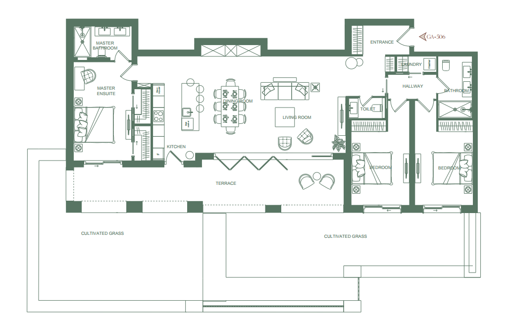 Apartment GA-506 in The Peaks for sale (Luštica Bay)