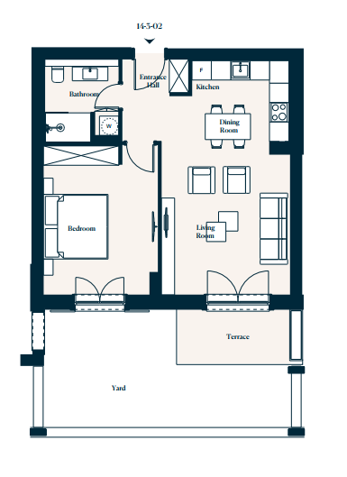 Apartment 14-3-02 in Centrale for sale (Luštica Bay)