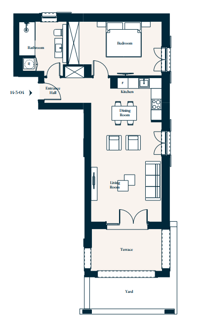 Apartment 14-3-04 in Centrale for sale (Luštica Bay)