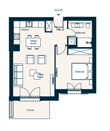 Apartment 14-3-23 in Centrale for sale (Luštica Bay)