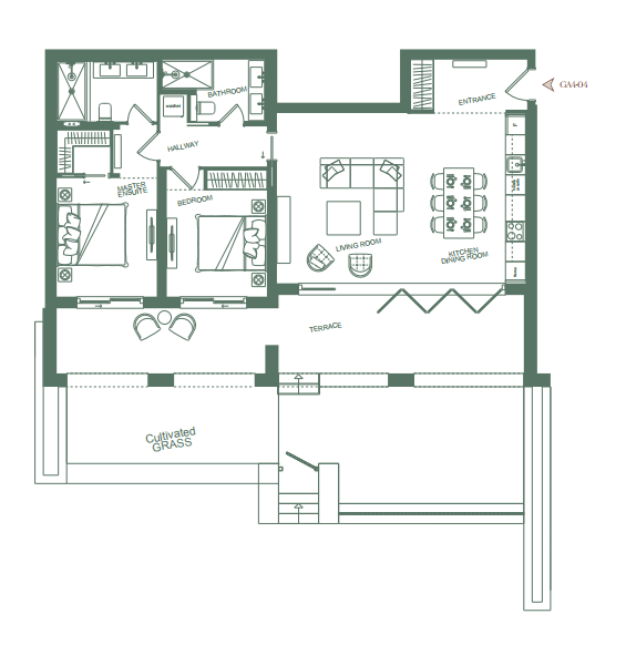 Apartment GA-404 in The Peaks for sale (Luštica Bay)