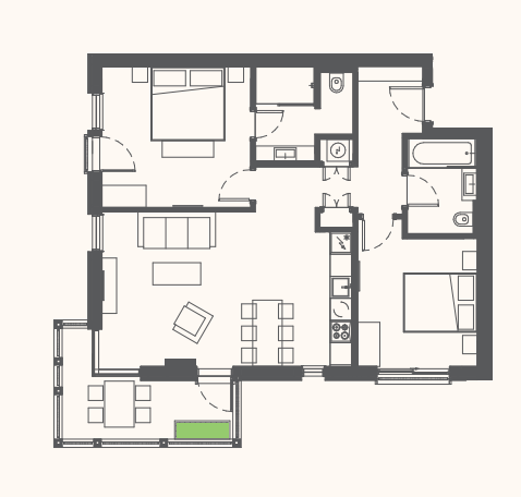 Luxury apartment for sale (Porto Montenegro)