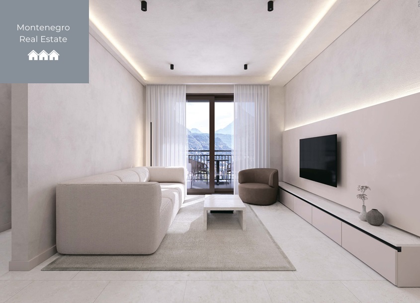 Sea view 2-bedroom apartment for sale (Tivat)