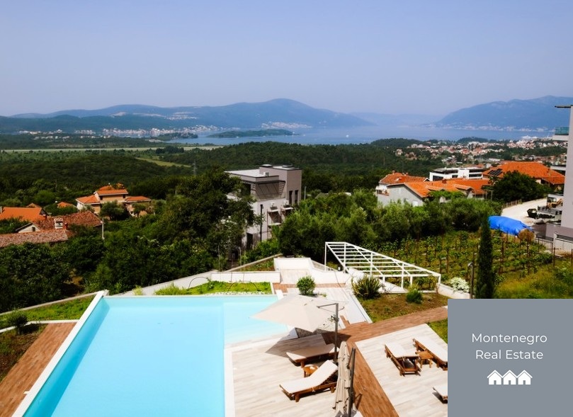 Apartment with seaview for sale (pool, Kavač)