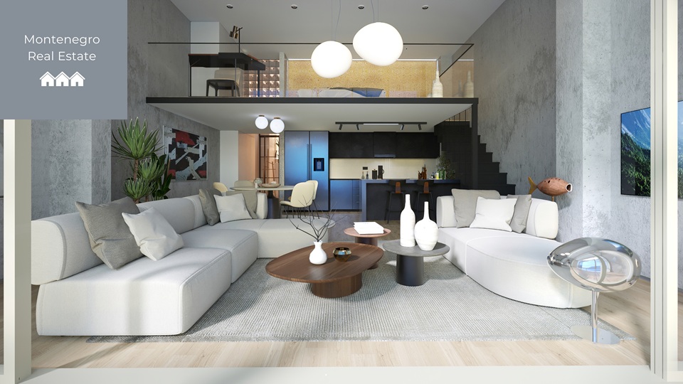 Penthouse apartments above hotel (Budva)