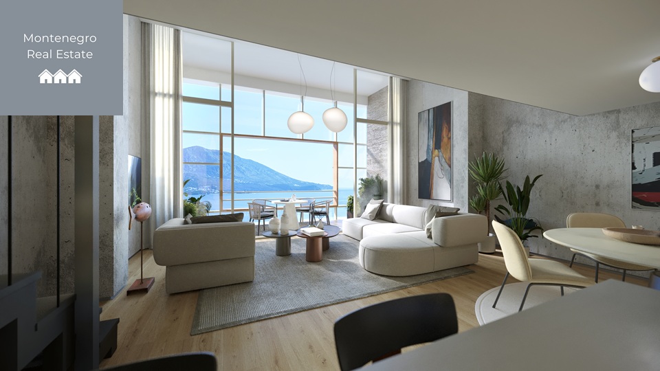 Penthouse apartments above hotel (Budva)