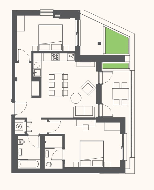 Luxury 2-bedroom apartment for sale (Porto Montenegro)
