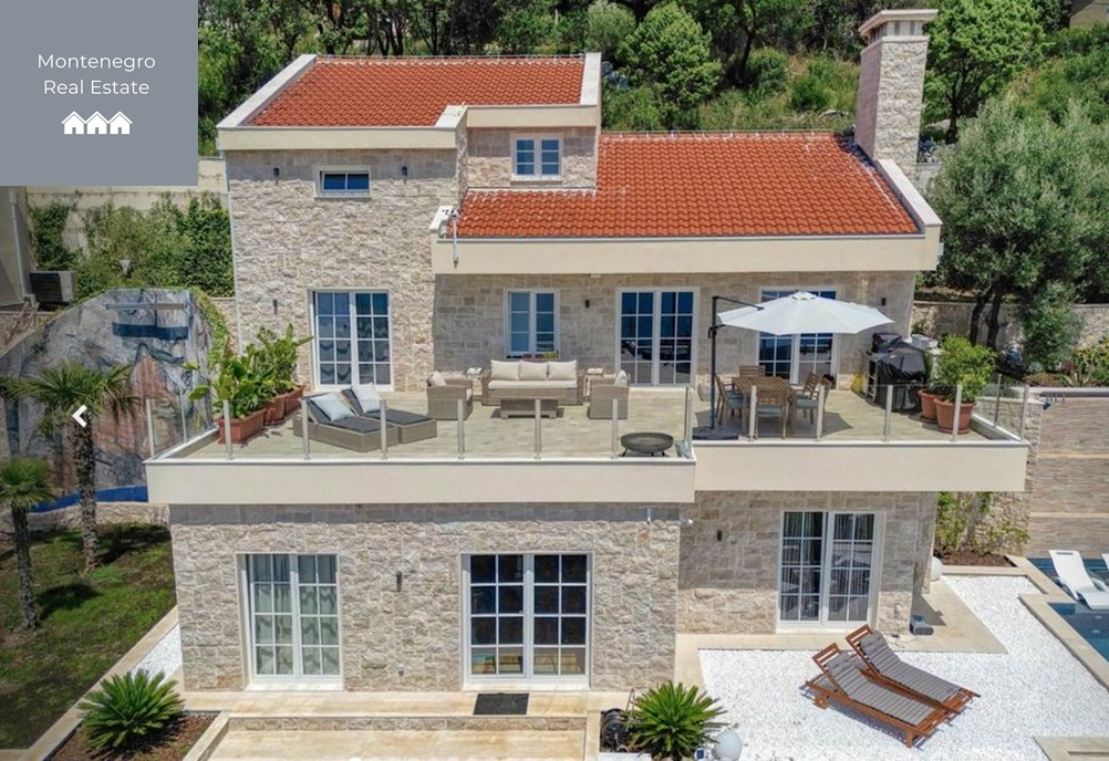 Hillside villa with panoramic views in Podi (Herceg Novi)