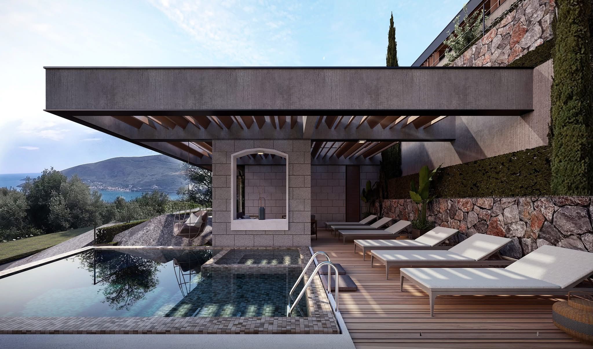 Sea view villa with 3 turnkey apartments (Herceg Novi)
