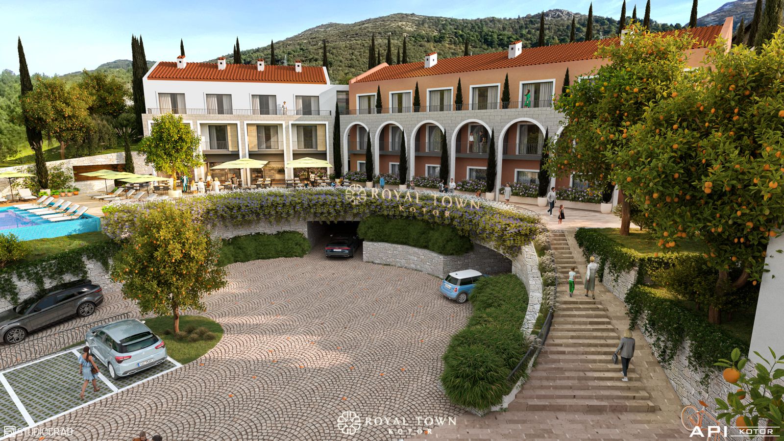 Apartments with stunning sea views in Kavac