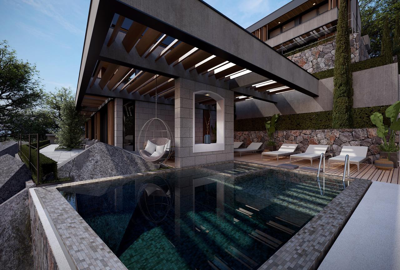 Sea view villa with 3 turnkey apartments (Herceg Novi)