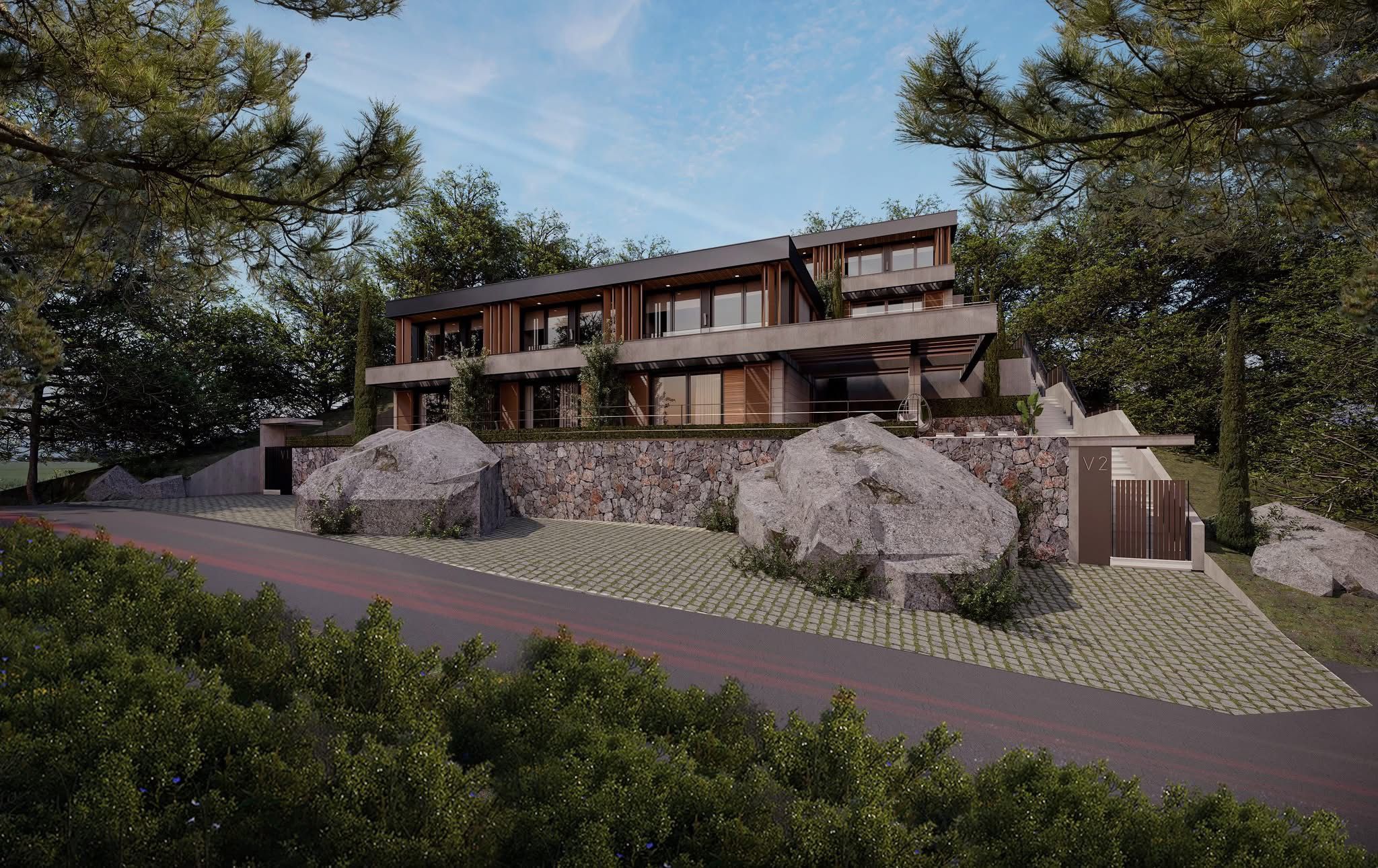 Sea view villa with 3 turnkey apartments (Herceg Novi)