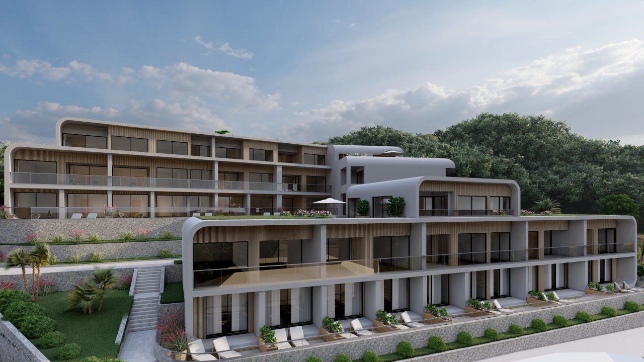 Sea side apartments in Tivat