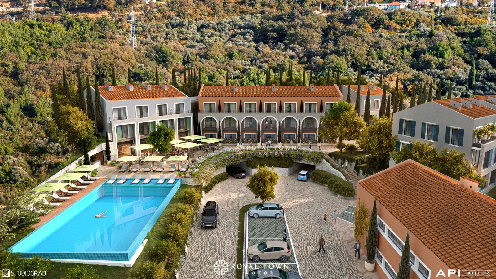 Apartments with stunning sea views in Kavac