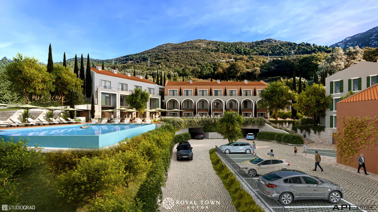 Apartments with stunning sea views in Kavac