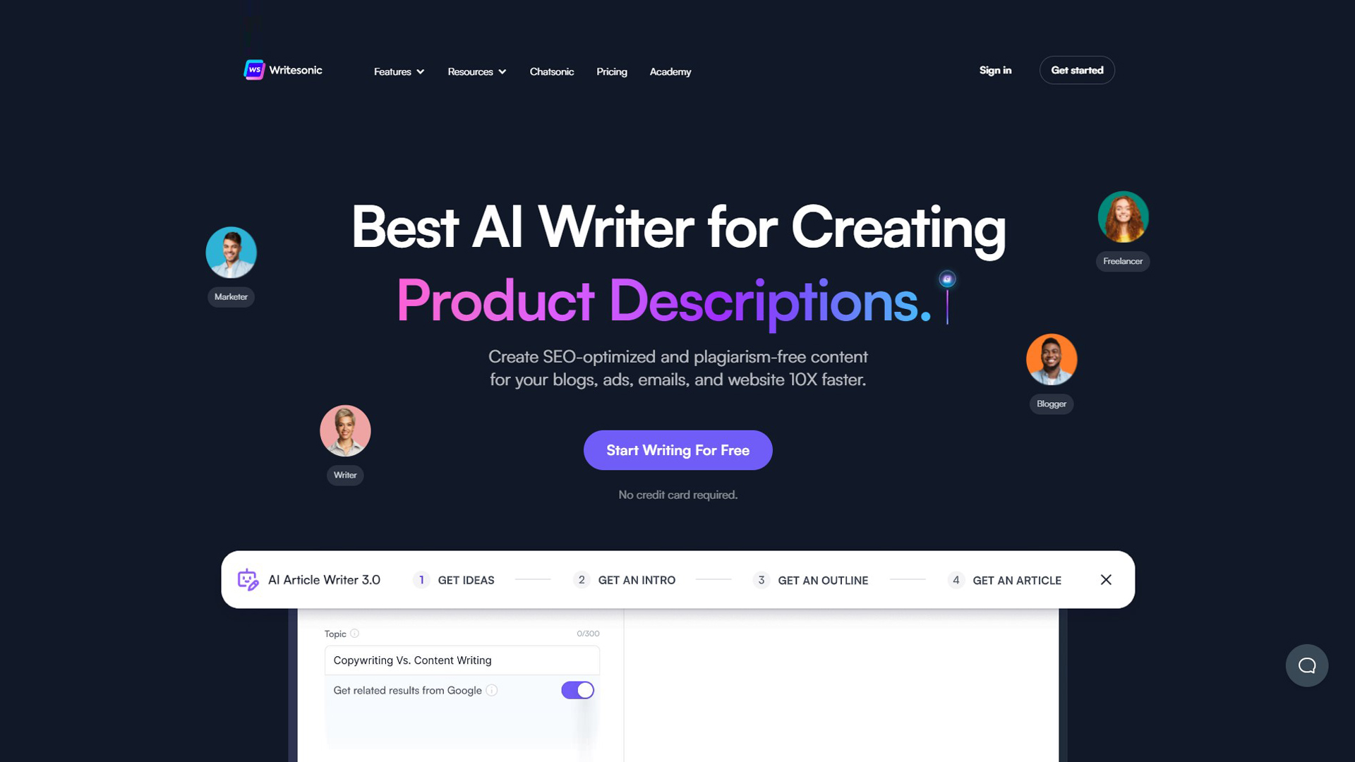 Writesonic 