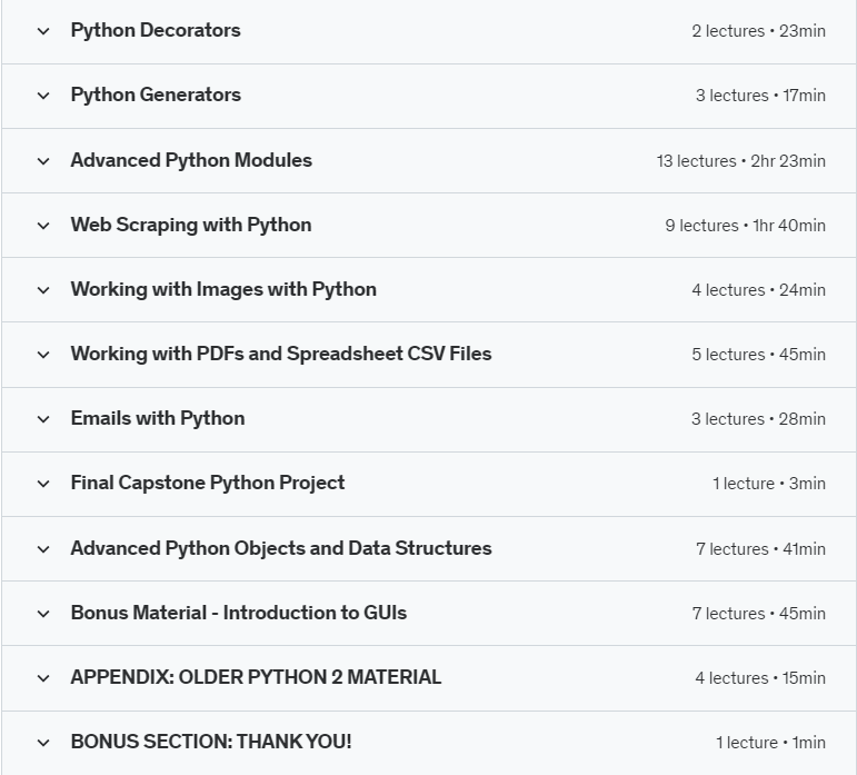Udemy – 100 Days of Code: The Complete Python Pro Bootcamp