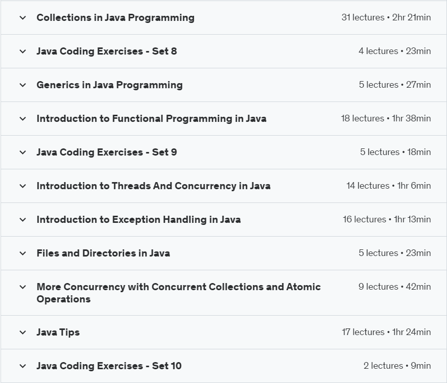  Udemy – Java Programming for Complete Beginners
