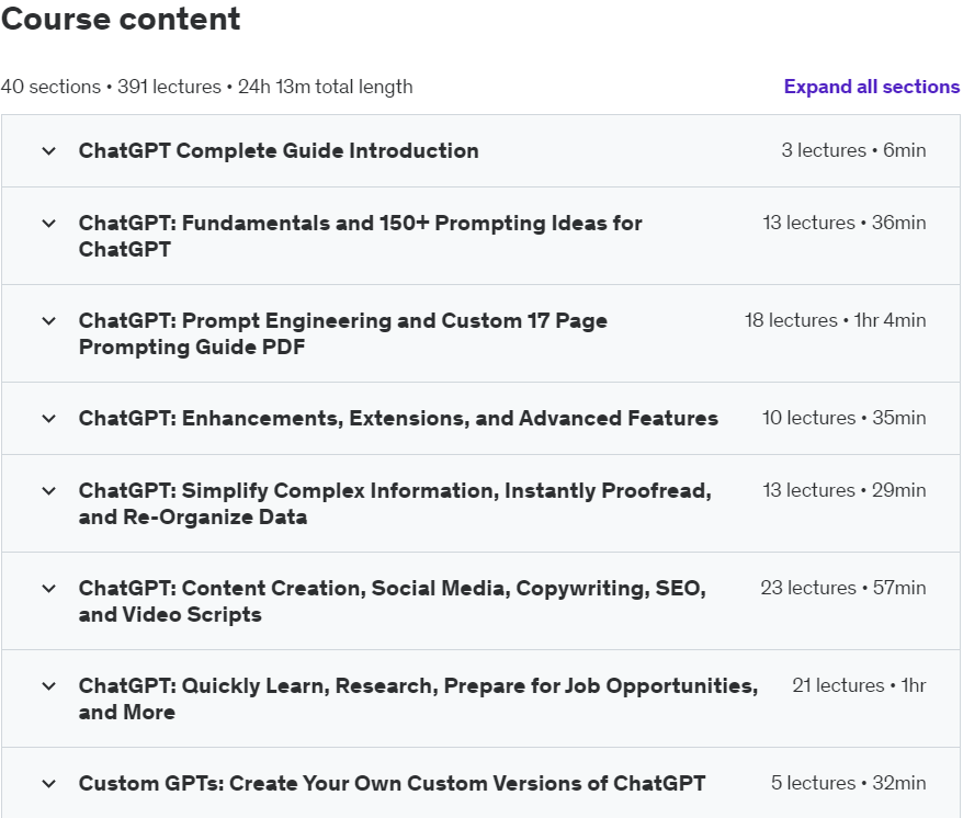 Udemy – ChatGPT Complete Guide: Learn Midjourney, ChatGPT 4 & More