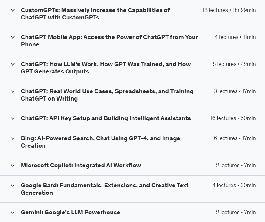 Udemy – ChatGPT Complete Guide: Learn Midjourney, ChatGPT 4 & More