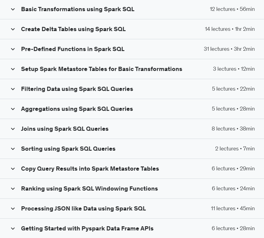 Udemy – Data Engineering Essentials using SQL, Python, and PySpark
