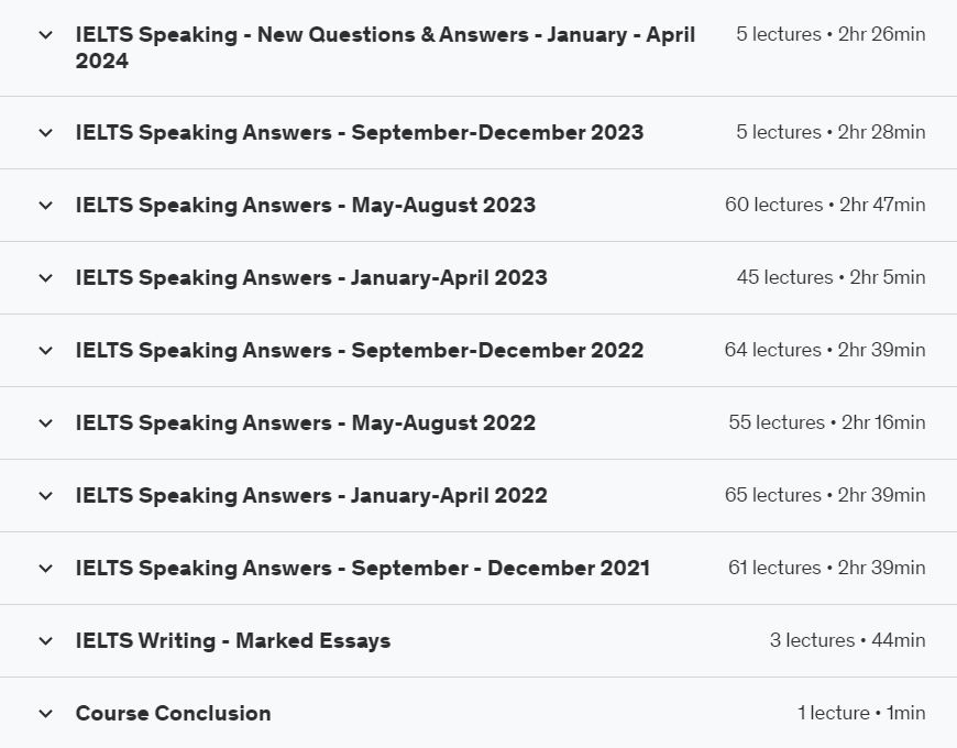 Udemy – The Complete IELTS Guide- 7 Courses in One – IELTS Band 7+