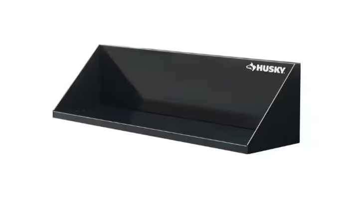 Husky Steel Garage Wall Shelf in Black (36 in. W x 9 in. H x 9 in. D)