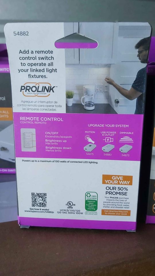 Prolink In-link Switchbwith Remote Control