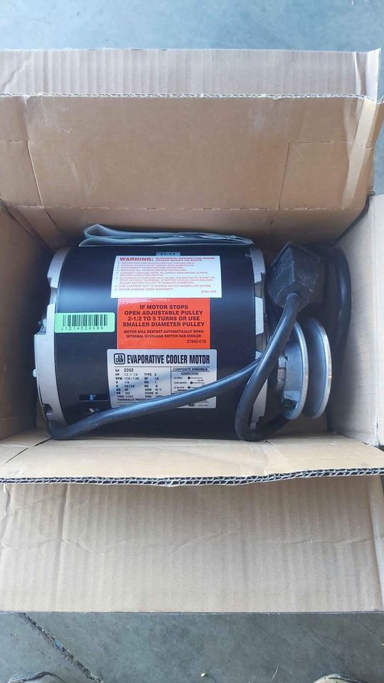DIAL 2537 Evaporative Cooler Motor Kit CopperLine Black Metal Black