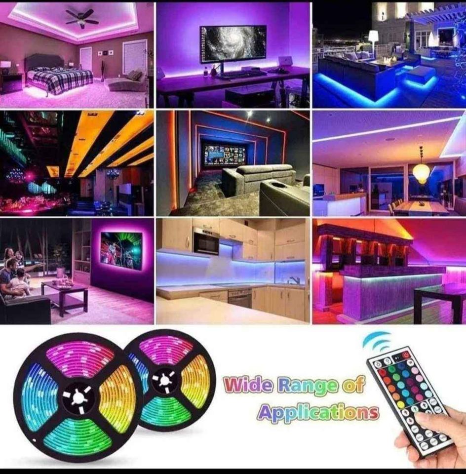 32 ft RGB LED Light 300led with 44 keys Remote control