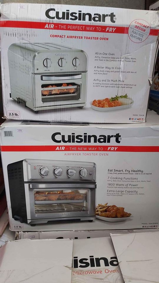 Cuisinart - Compact Air Fryer Toaster Oven - Stainless Steel