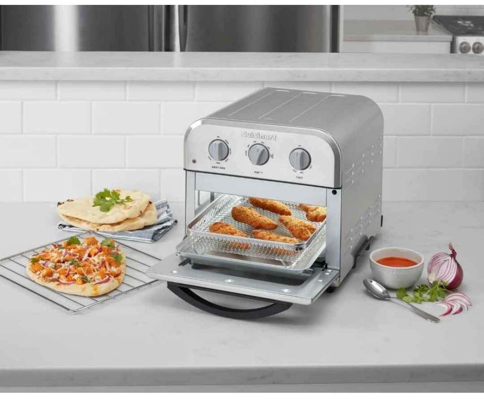 Cuisinart TOA-26 Compact Airfryer Toaster Oven, 2.5 lb capacity